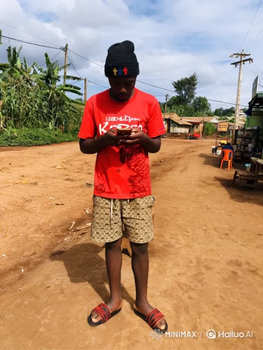 Young Man Gets into Lamborghini on Dirt Road – AI Generated Video | Hailuo AI