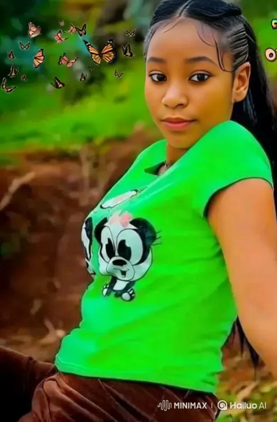 Young Girl with Fluttering Butterflies in Peaceful Moment – AI Generated Video | Hailuo AI