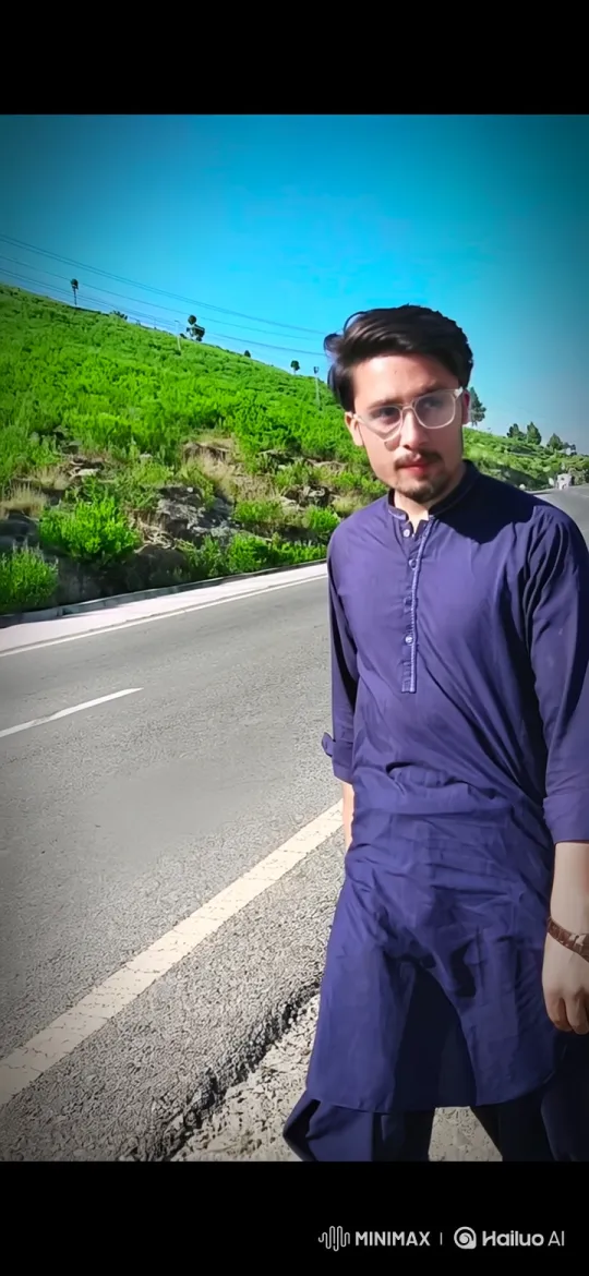 Young Man Boards Helicopter on Empty Road – AI Generated Video | Hailuo AI