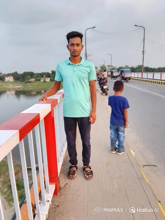 Young Man Enters Sports Car on Bridge – AI Generated Video | Hailuo AI