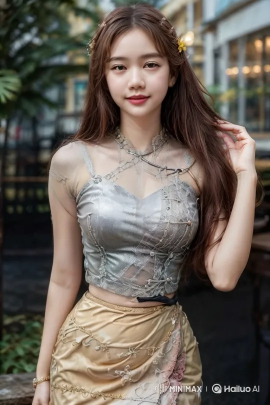 Young Dancer in Elegant Outfit Performs Graceful Dance – AI Generated Video | Hailuo AI