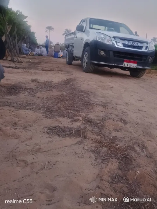 Rural Dirt Road Scene with Pickup Truck – AI Generated Video | Hailuo AI