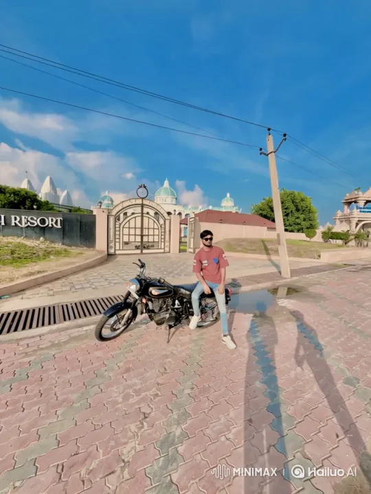 Young Man Prepares for Departure at Resort with Helicopter and Car – AI Generated Video | Hailuo AI