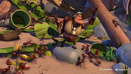 Angry Ant Boss Commands Chaos in Pixar-Style Animation – AI Generated Video | Hailuo AI