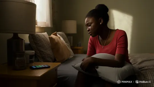 Teen Girl's Loneliness After Losing Contact with Friend – AI Generated Video | Hailuo AI