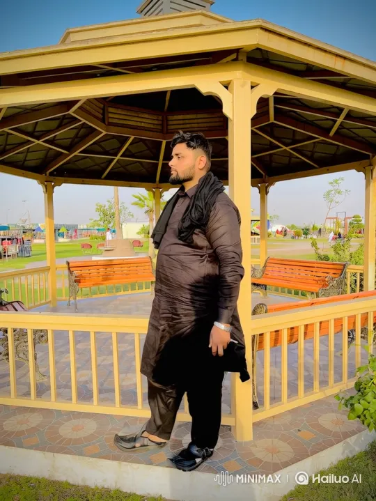 Young Couple Shares Quiet Moment in Sunlit Gazebo – AI Generated Video | Hailuo AI