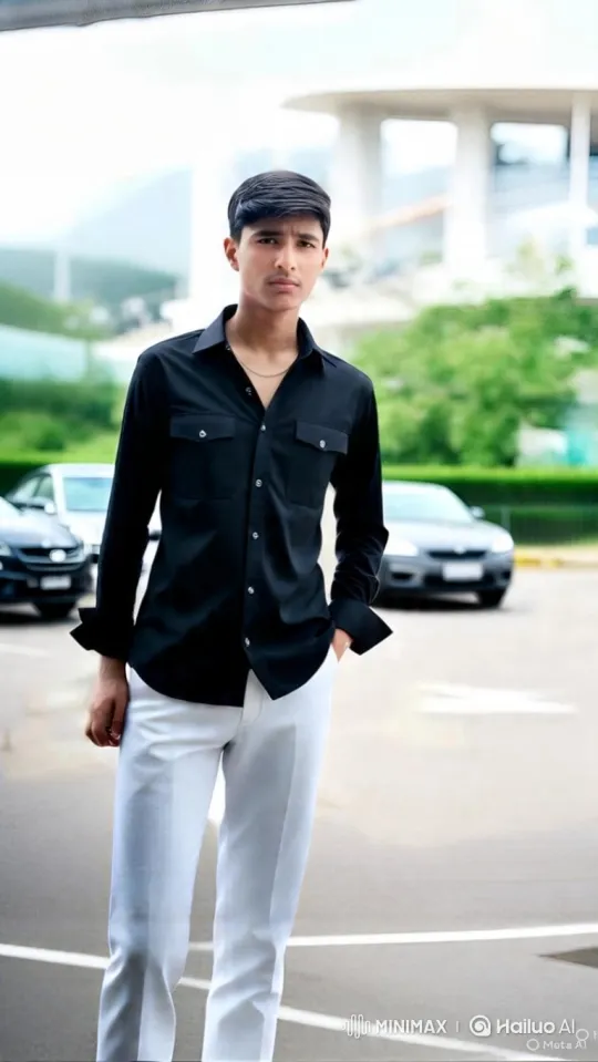 Young Man Meets Older Gentleman in Parking Lot – AI Generated Video | Hailuo AI