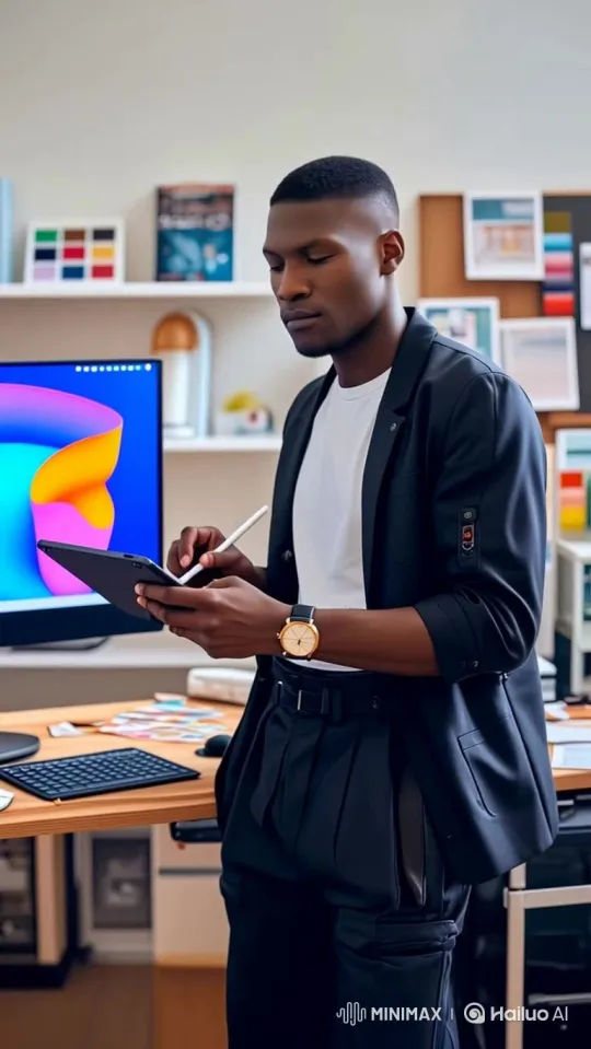 Professional Graphic Designer and Artist – AI Generated Video | Hailuo AI