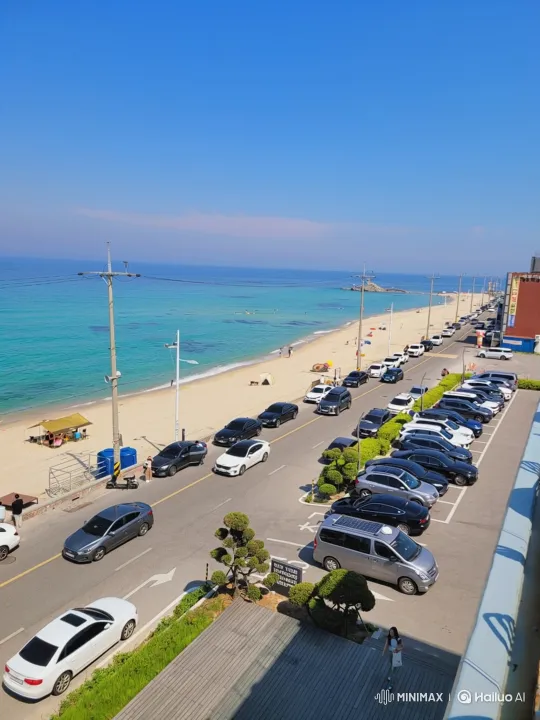 Beach tsunami hits, submerges coastal area – AI Generated Video | Hailuo AI