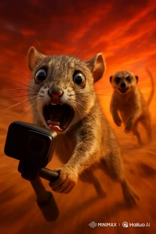 Meerkat Kiki Uncovers Ancient Ruins, Finds Crystal – AI Generated Video | Hailuo AI