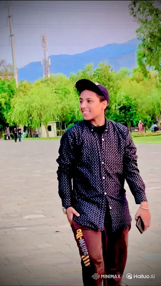 Peaceful Park Encounter Between Youth – AI Generated Video | Hailuo AI