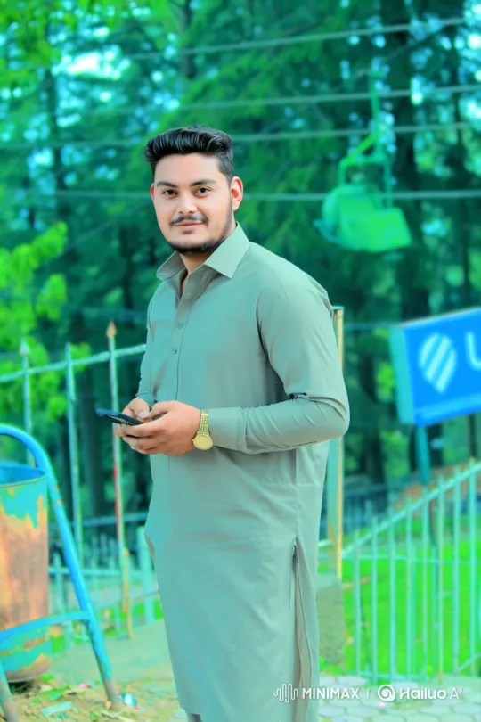 Young Man in Park With Thoughtful Smile – AI Generated Video | Hailuo AI