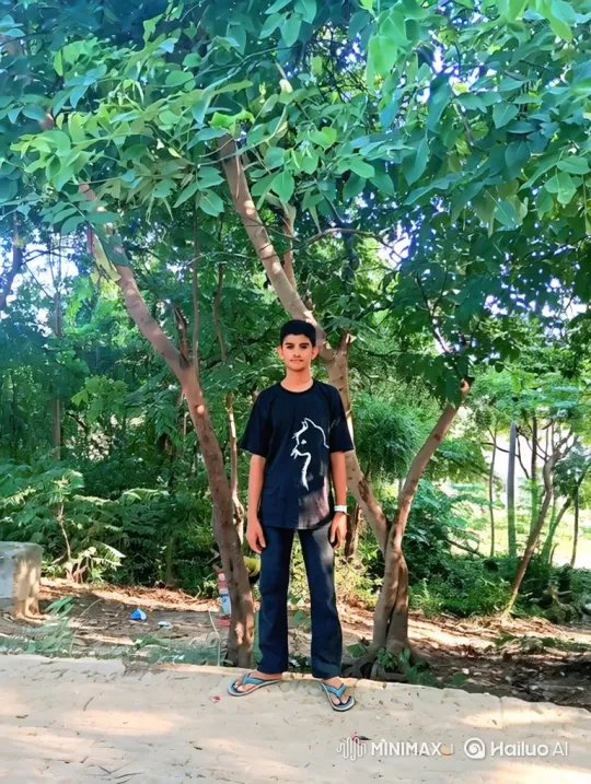 Young Boy Offers Flower to Curious Girl on Path – AI Generated Video | Hailuo AI