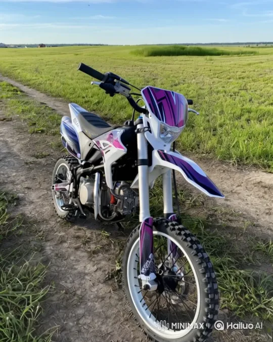 Panoramic Zoom-Out from Dirt Bike to Earth in Space – AI Generated Video | Hailuo AI