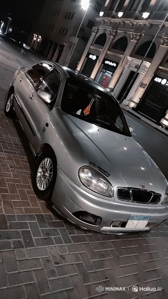 Sleek Sedan Descends Gracefully on Cobblestone – AI Generated Video | Hailuo AI