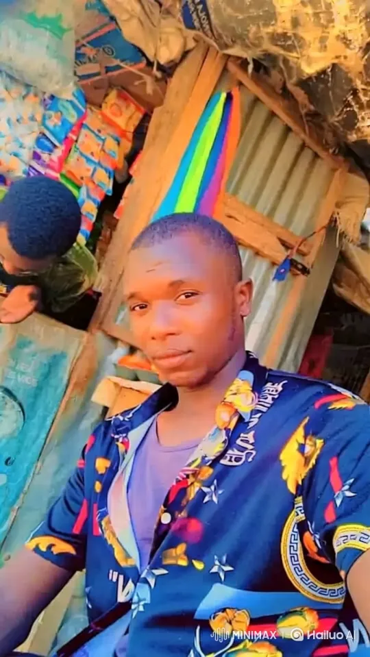 Young Man Softens Expression in Rustic Setting – AI Generated Video | Hailuo AI