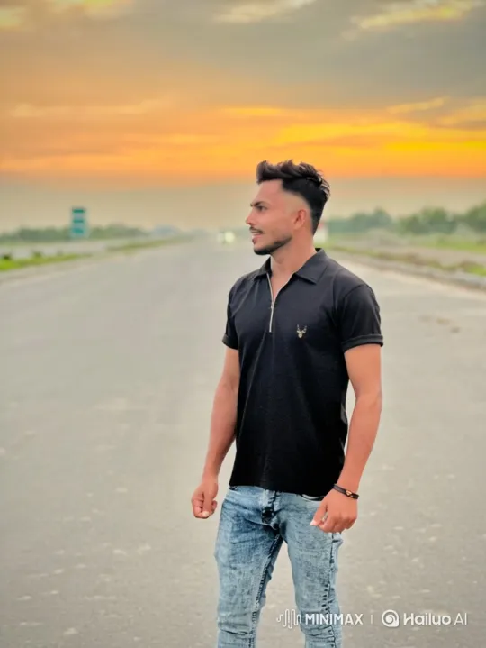 Romantic Stroll Through Golden Hour Park – AI Generated Video | Hailuo AI