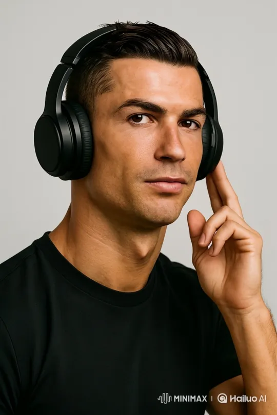 Cristiano Ronaldo Endorses High-Performance Headset – AI Generated Video | Hailuo AI