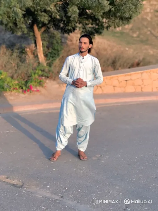 South Asian Man Rides Black Arabian Horse in Golden Hour Park Scene – AI Generated Video | Hailuo AI