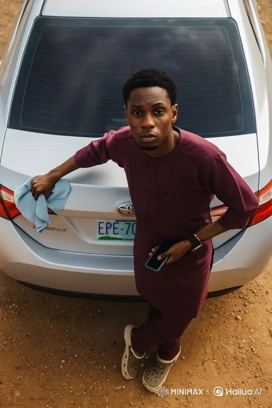 Young Man in Maroon Prepares to Depart in SUV – AI Generated Video | Hailuo AI