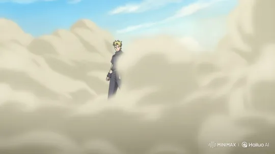 Anime Protagonist Unleashes Devastating Spin Kick in Smoke-Filled Battle – AI Generated Video | Hailuo AI