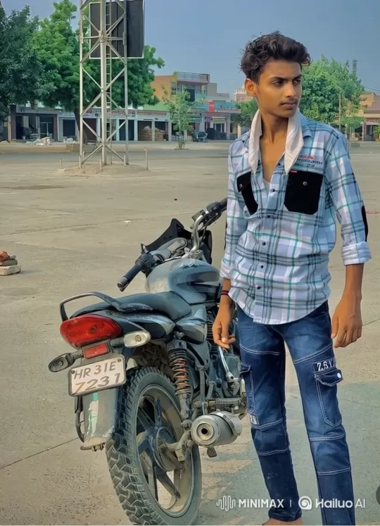 Indian Prime Minister Narendra Modi greets a young man on the roadside. – AI Generated Video | Hailuo AI