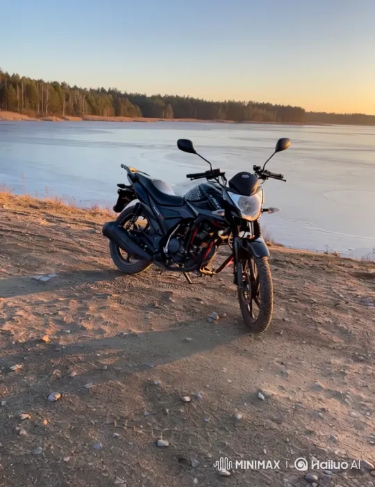 Earth from Motorcycle: A Cinematic Zoom-Out to Space – AI Generated Video | Hailuo AI