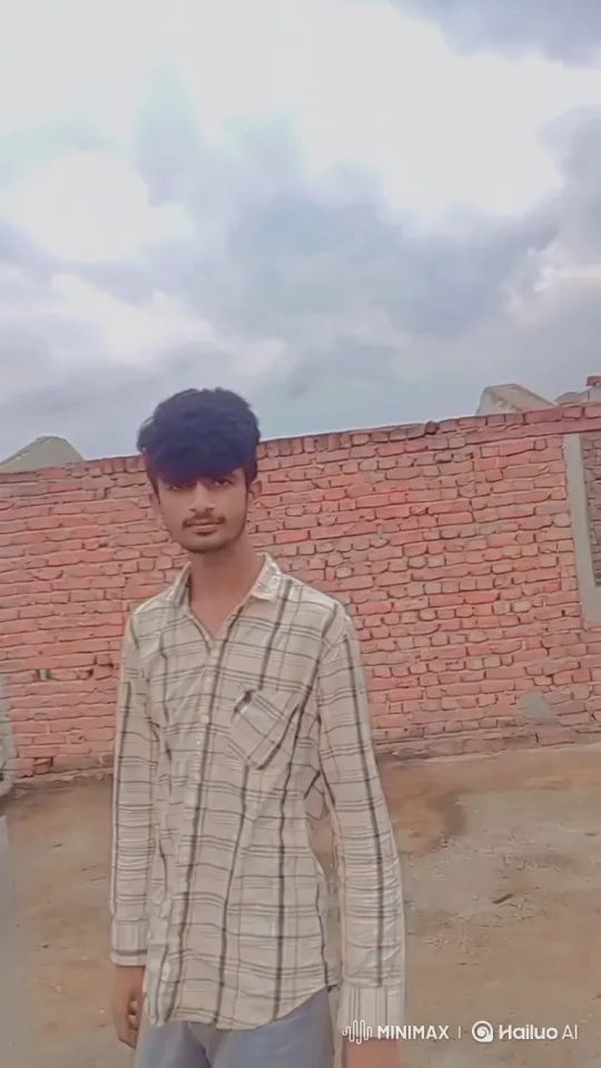 Young Man in Plaid Shirt Walks Steadily – AI Generated Video | Hailuo AI