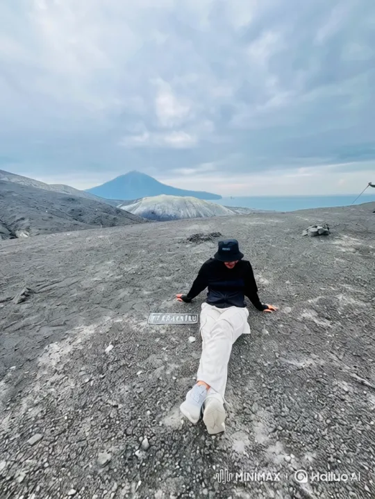 Panoramic Journey from Mt. Krakatau to Earth's Orbit – AI Generated Video | Hailuo AI
