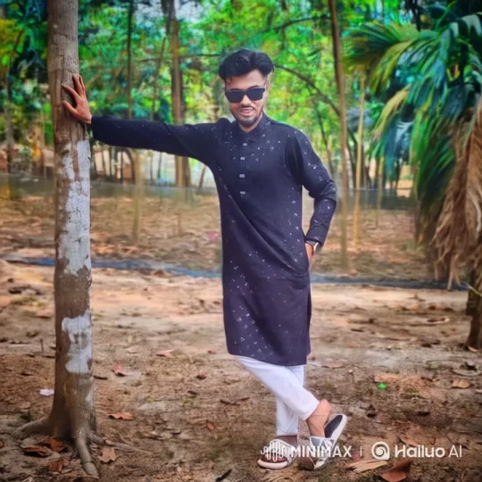 Romantic Encounter in a Golden Park – AI Generated Video | Hailuo AI