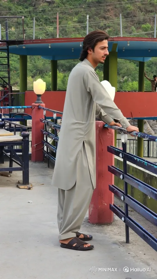 Couple Shares Peaceful Moment on Patio at Golden Hour – AI Generated Video | Hailuo AI