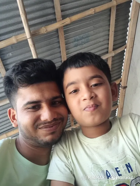 Close-Up Video of a Man and Boy Sharing a Joyful Moment – AI Generated Video | Hailuo AI