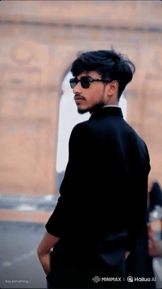 Portrait of a Stylish Young Man in a Pensive Pose – AI Generated Video | Hailuo AI
