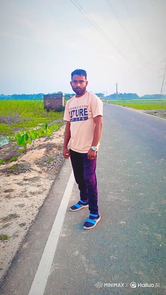 Rural Man Enters Black BMW on Country Road – AI Generated Video | Hailuo AI