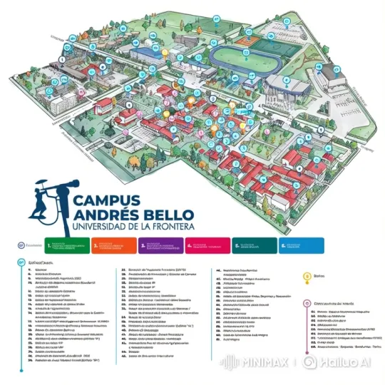 Campus Tour of Andrés Bello at Universidad de la Frontera – AI Generated Video | Hailuo AI