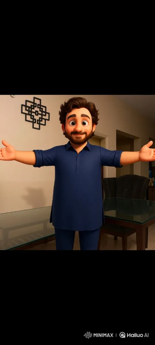 3D-Animated Man Celebrates with Energetic Bhangra Dance – AI Generated Video | Hailuo AI