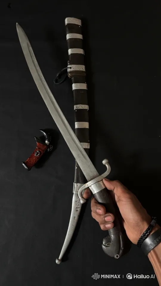 Drawing of a Curved Sword from Scabbard – AI Generated Video | Hailuo AI
