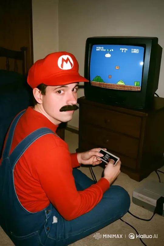 Experience of Playing Mario Bros. – AI Generated Video | Hailuo AI