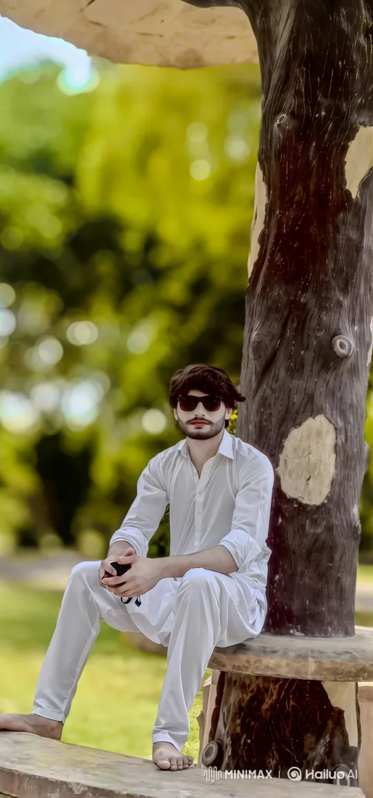Couple Shares Intimate Moment in Golden-Hour Park – AI Generated Video | Hailuo AI