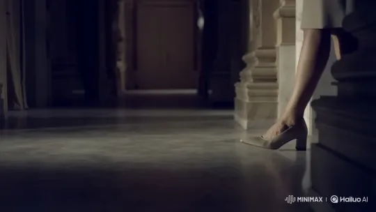 Elegant HARIKA Shoes: Silent Walk in Luxury – AI Generated Video | Hailuo AI