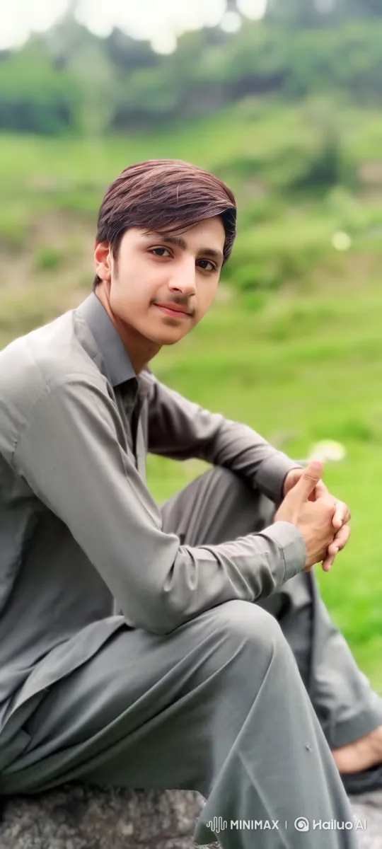 Young Man Meditates Calmly in Nature – AI Generated Video | Hailuo AI