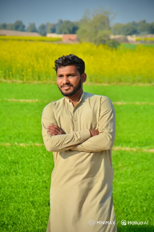 Young Couple in Serene Countryside Sharing a Moment – AI Generated Video | Hailuo AI