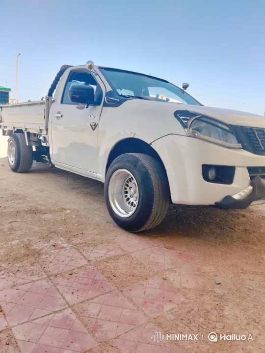 Custom White Pickup Truck Transforms with Air Suspension – AI Generated Video | Hailuo AI