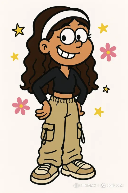 Cartoon Girl Engages in Animated, Silent Conversation – AI Generated Video | Hailuo AI