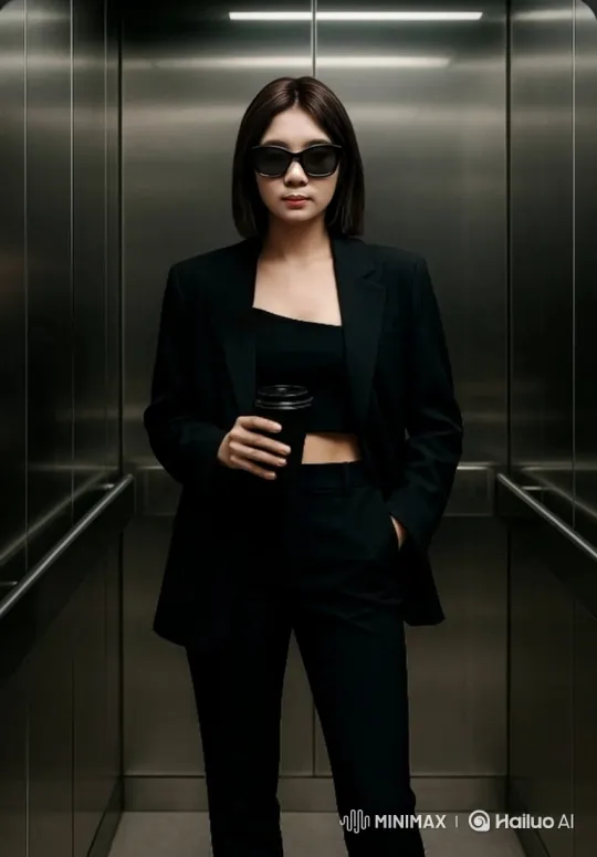 Stylish Woman Enjoys Sunny Day at Marina Barrage – AI Generated Video | Hailuo AI