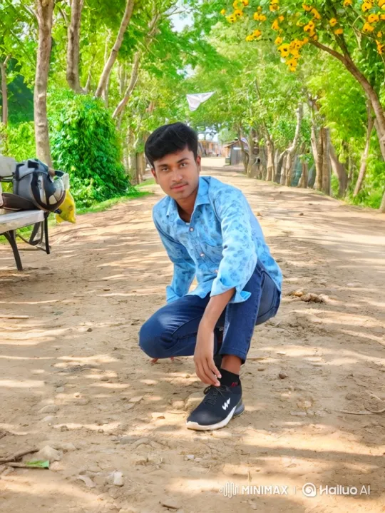 Young Man Boards Rolls-Royce on Tree-Lined Path – AI Generated Video | Hailuo AI