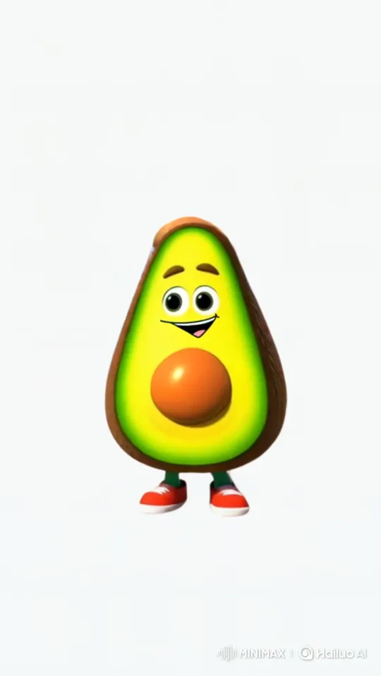 Melancholic Avocado Sits by River, Fishing in Silence – AI Generated Video | Hailuo AI