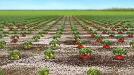 Rapid Crop Growth with 100% Chemical Fertilizer – AI Generated Video | Hailuo AI