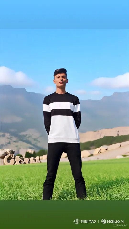 South Asian Man Commands Luxury on Majestic Horse – AI Generated Video | Hailuo AI