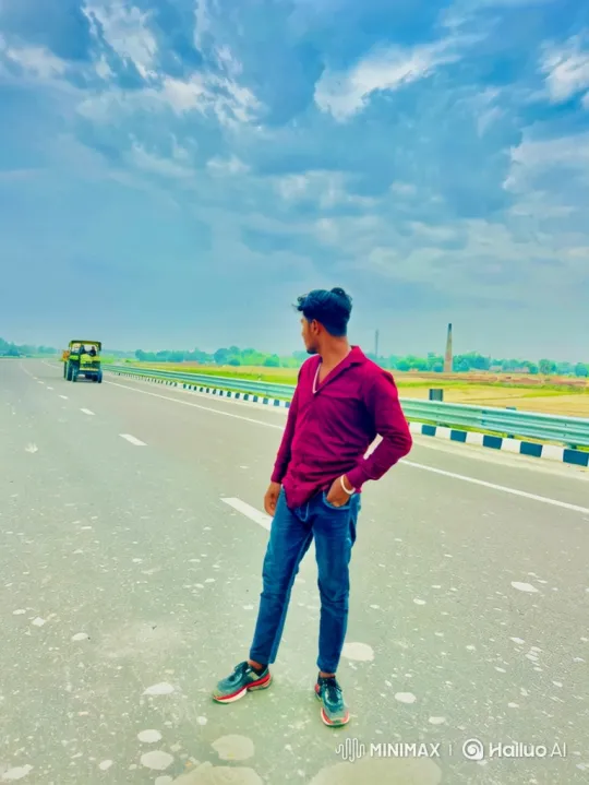 Young Man Steps into Rolls-Royce on Empty Highway – AI Generated Video | Hailuo AI